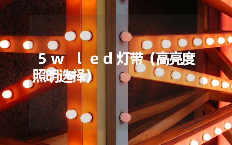 5w led灯带（高亮度照明选择）
